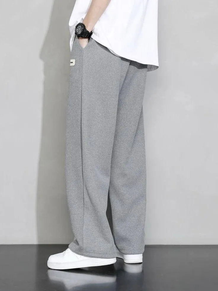 Micro Plain Grey Trouser - Image 2